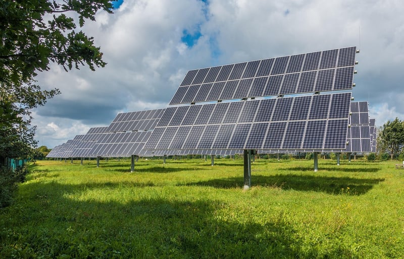 Solar panels for renewable energy